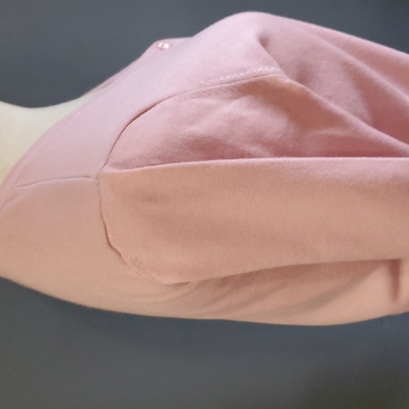 Tribal woman's pink buttondown cardigan sweater size M - Picture 6 of 13